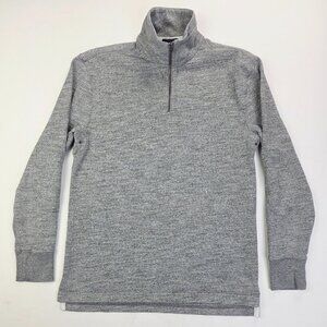 J. Crew Size XS Mens 1/4 Zip Padded Elbows Long Sleeve Pullover Cotton Sweater